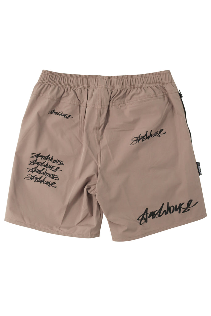 "NOTE" TAUPE LIFESTYLE SHORTS