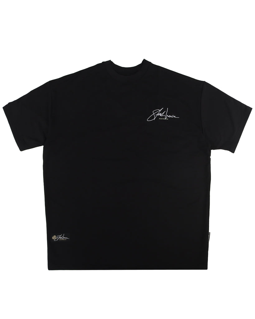 "EDITION" BLACK OVERSIZE TEE