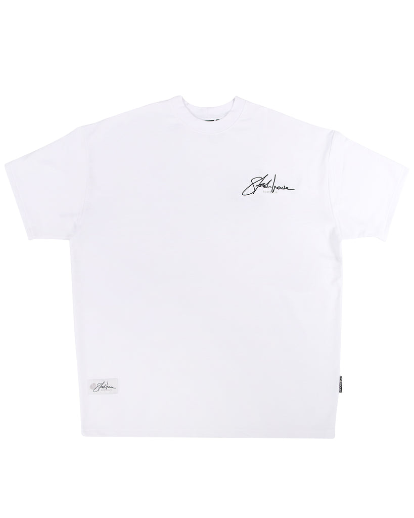 "EDITION" WHITE OVERSIZE TEE