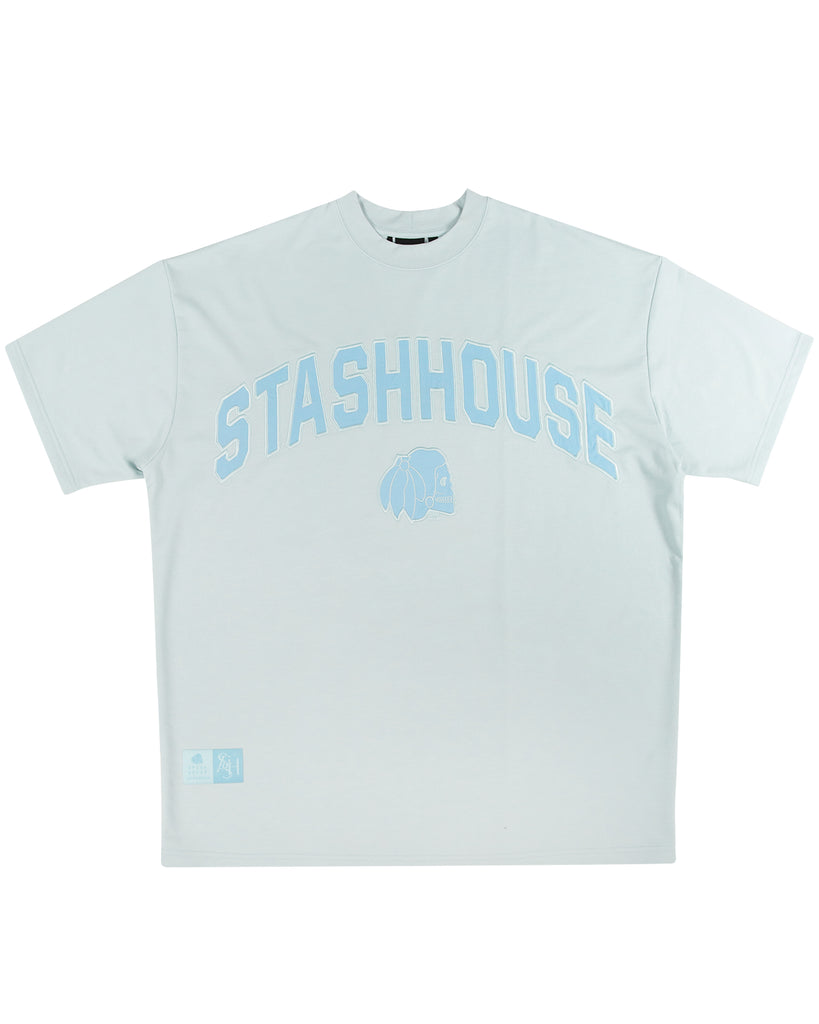 "SEASON" SKY OVERSIZE TEE