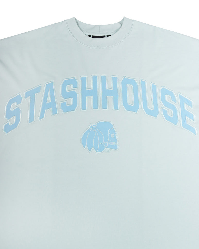 "SEASON" SKY OVERSIZE TEE