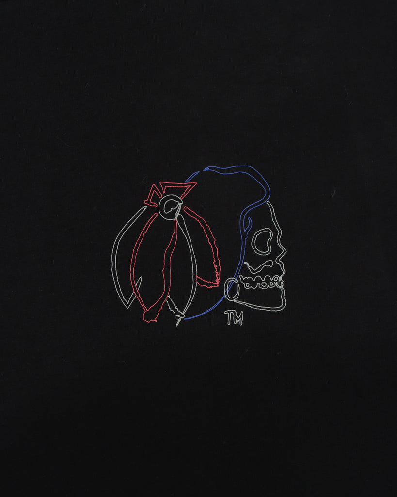 "PAINTBOX" BLACK REGULAR TEE