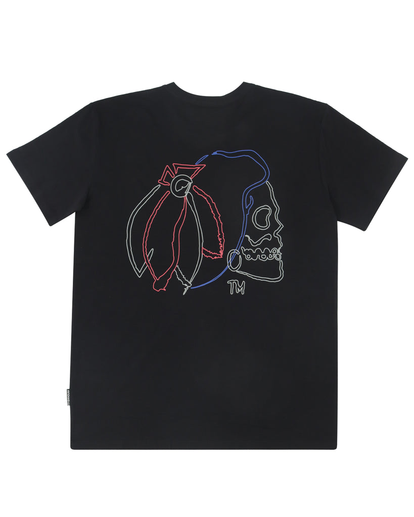 "PAINTBOX" BLACK REGULAR TEE