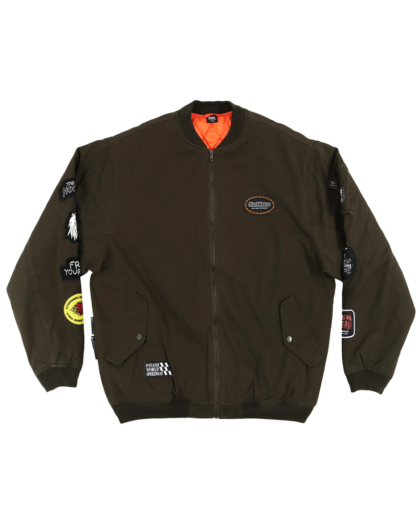 "REBEL" ARMY BOMBER JACKET