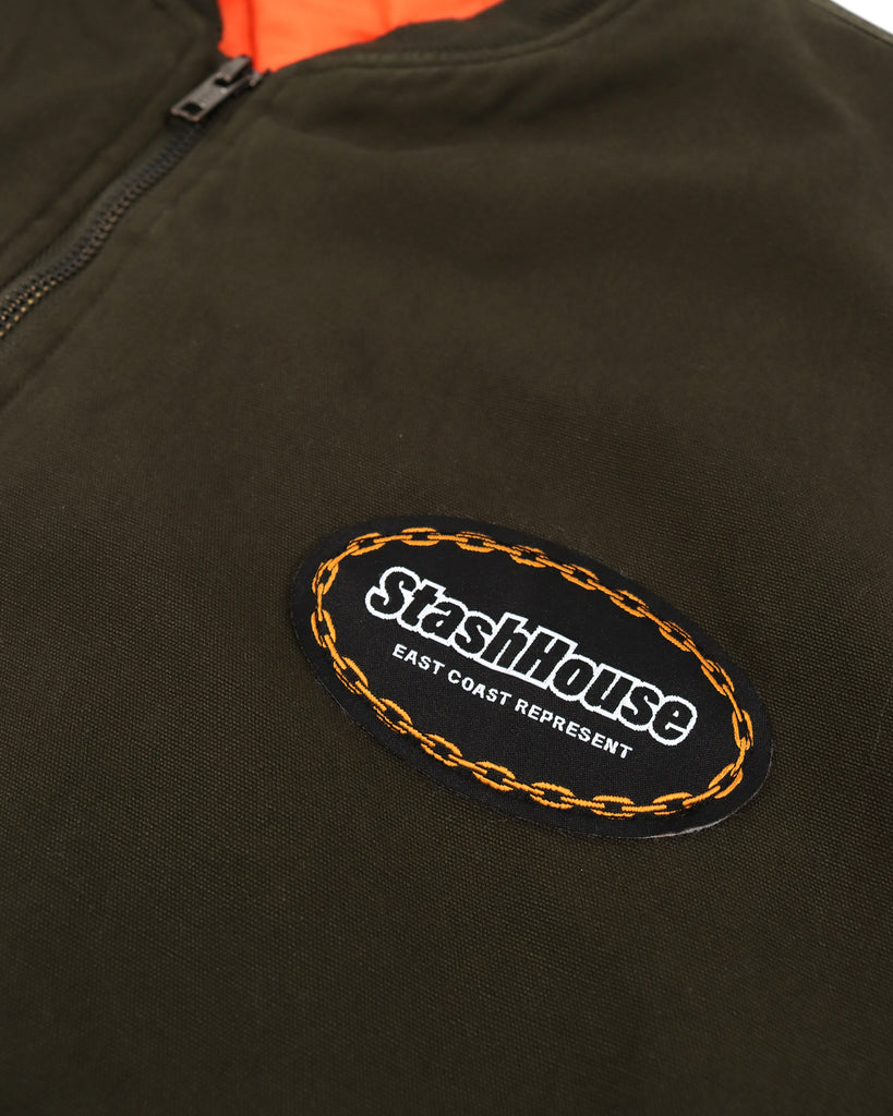 "REBEL" ARMY BOMBER JACKET