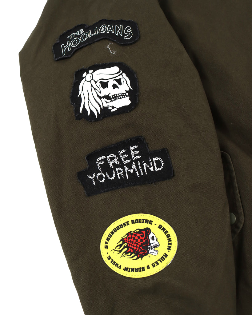 "REBEL" ARMY BOMBER JACKET