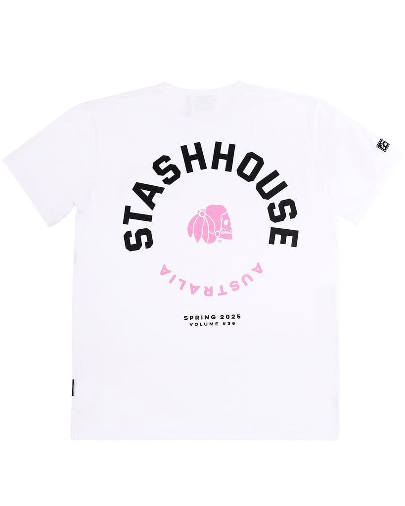"ARC" WHITE REGULAR TEE