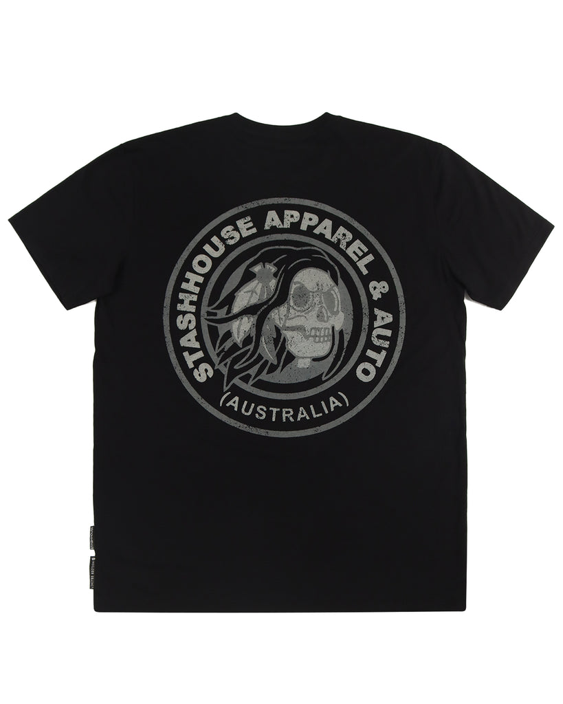 "AUTO" BLACK REGULAR TEE