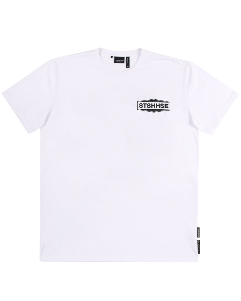 "AUTO" WHITE REGULAR TEE
