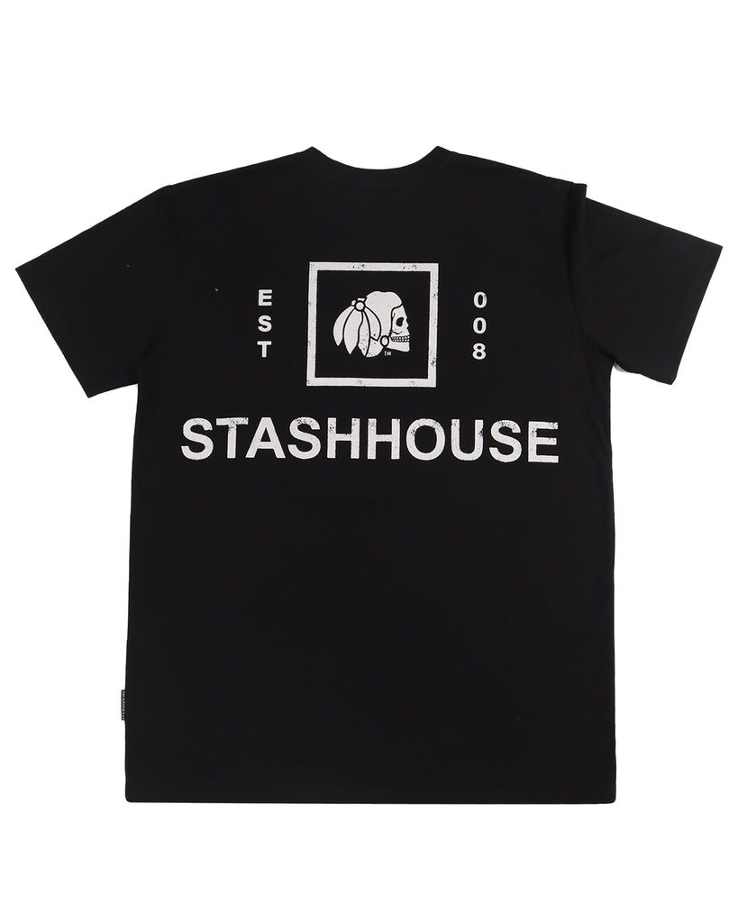 "BOXED" BLACK REGULAR TEE