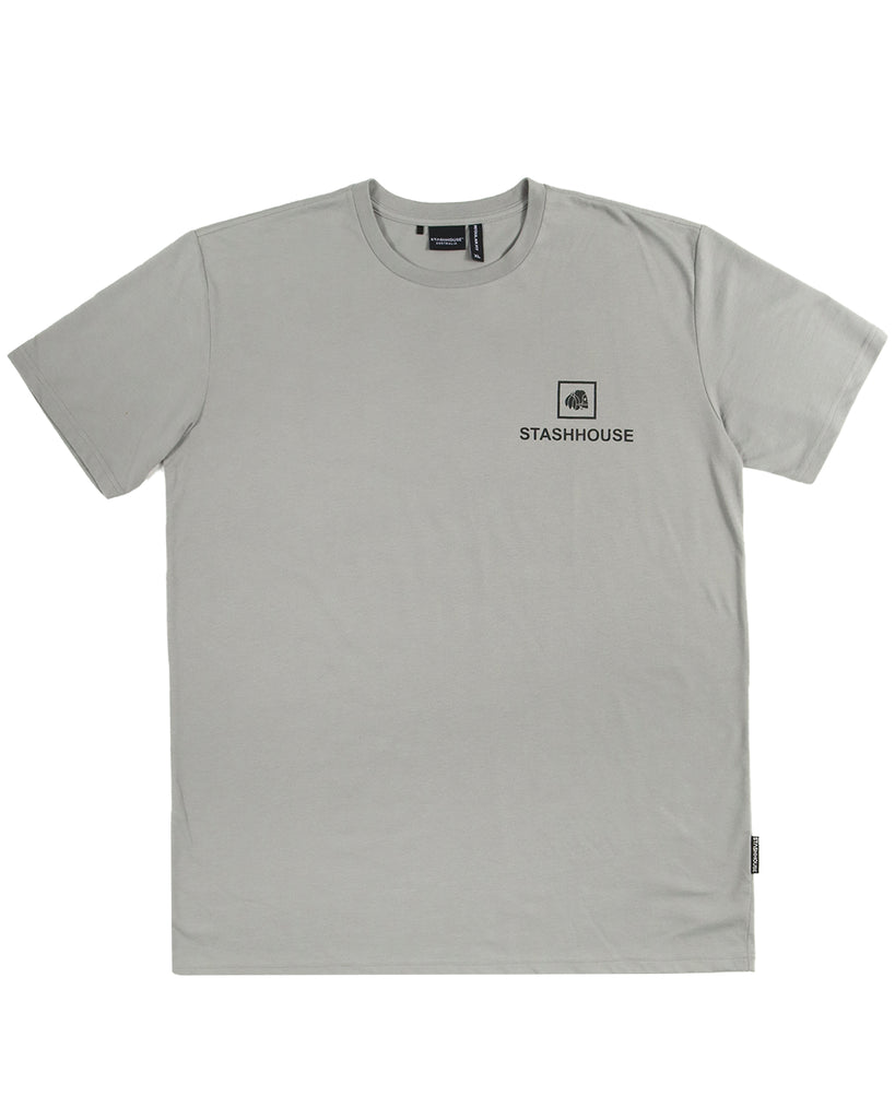 "BOXED" SLATE REGULAR TEE