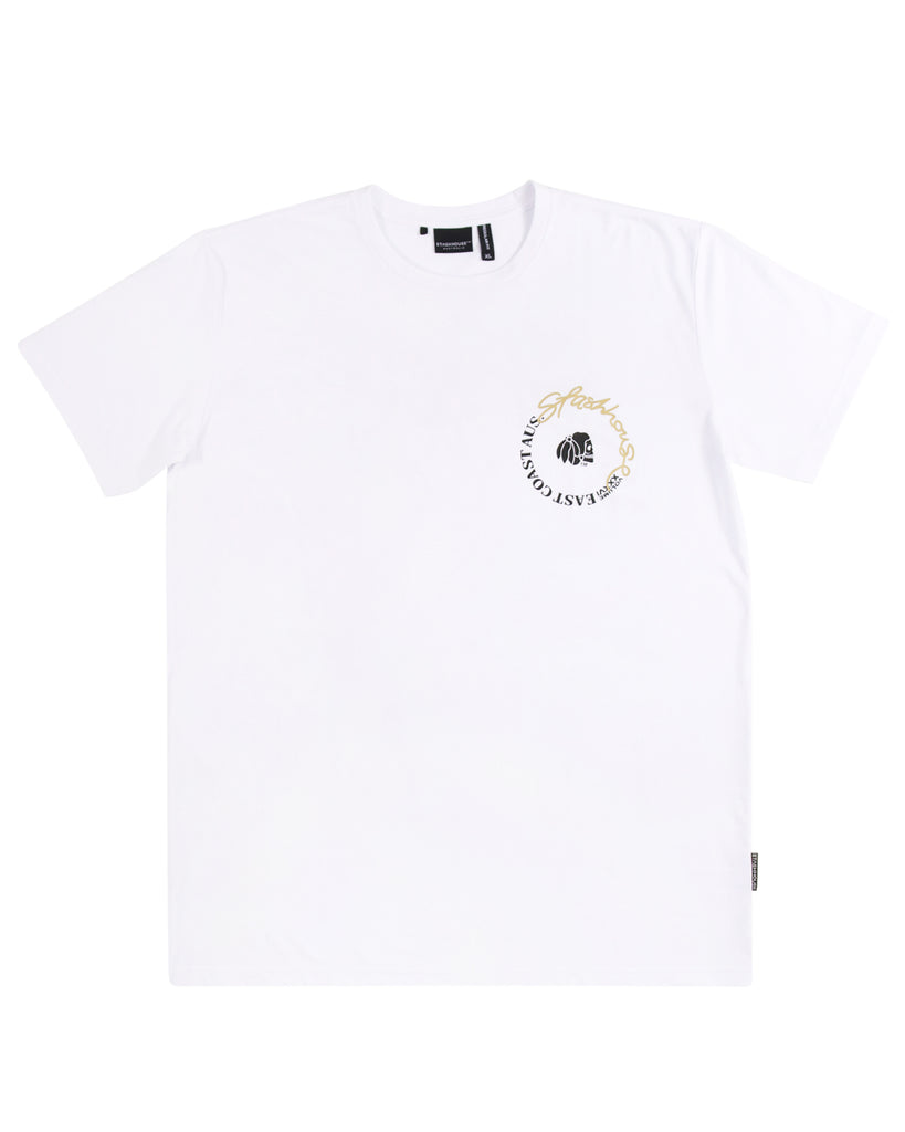 "CENTRIC" WHITE REGULAR TEE