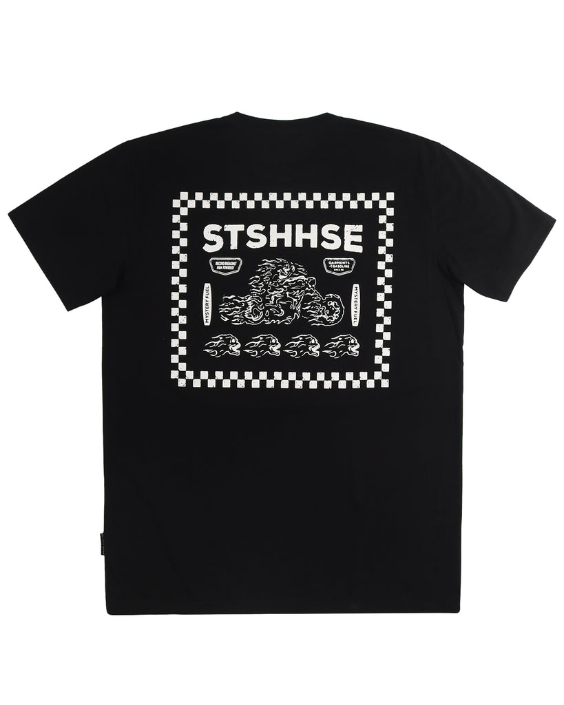 "MOTO" BLACK REGULAR TEE