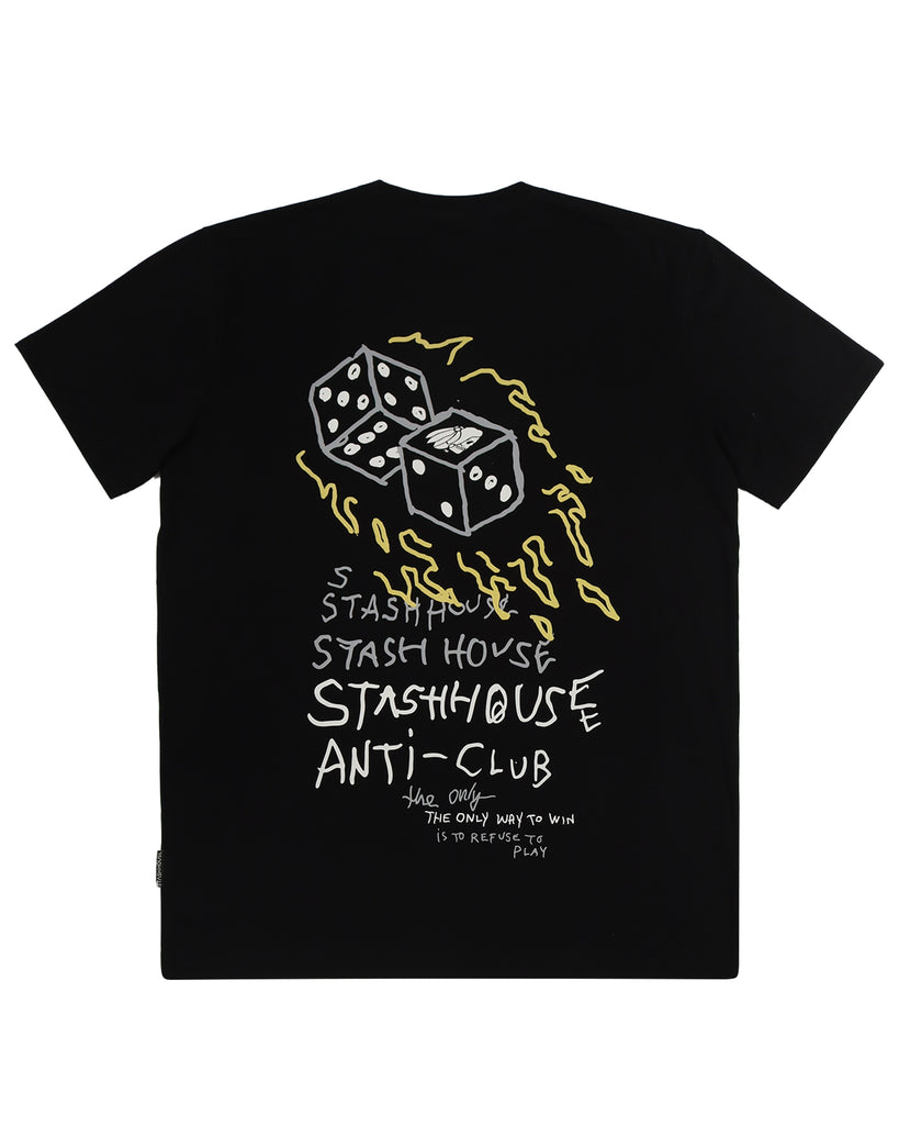 "REFUSE" BLACK REGULAR TEE