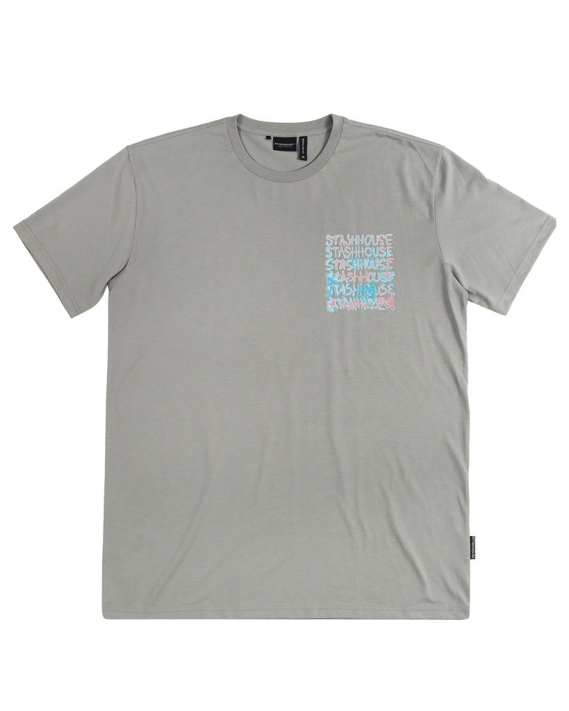 "TAGGED" SLATE REGULAR TEE