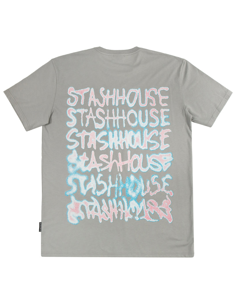 "TAGGED" SLATE REGULAR TEE