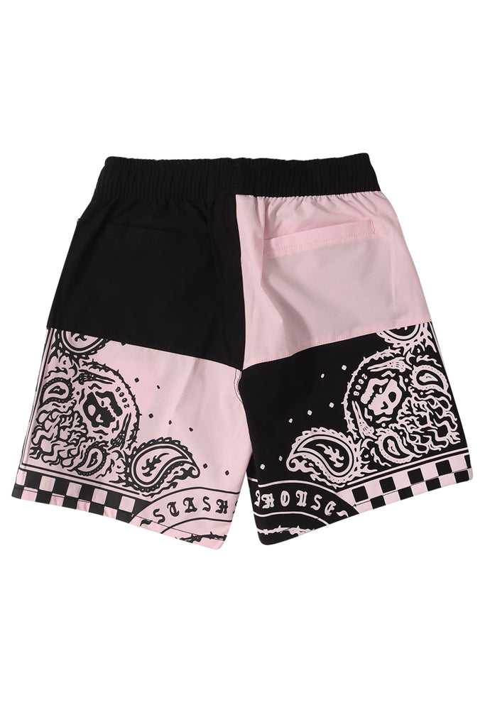 "SCARF" ROSE PANEL YOUTH LIFESTYLE SHORTS