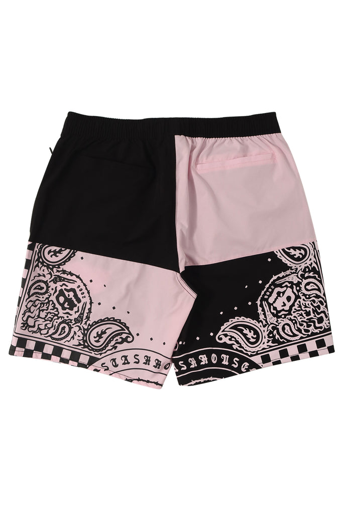 "SCARF" ROSE PANEL LIFESTYLE SHORTS