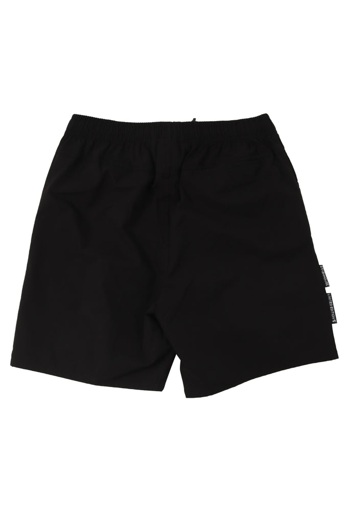 "SEASONS" BLACK LIFESTYLE SHORTS
