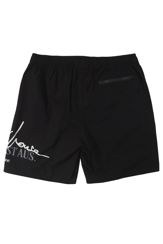"SIGNATURE" BLACK LIFESTYLE SHORTS