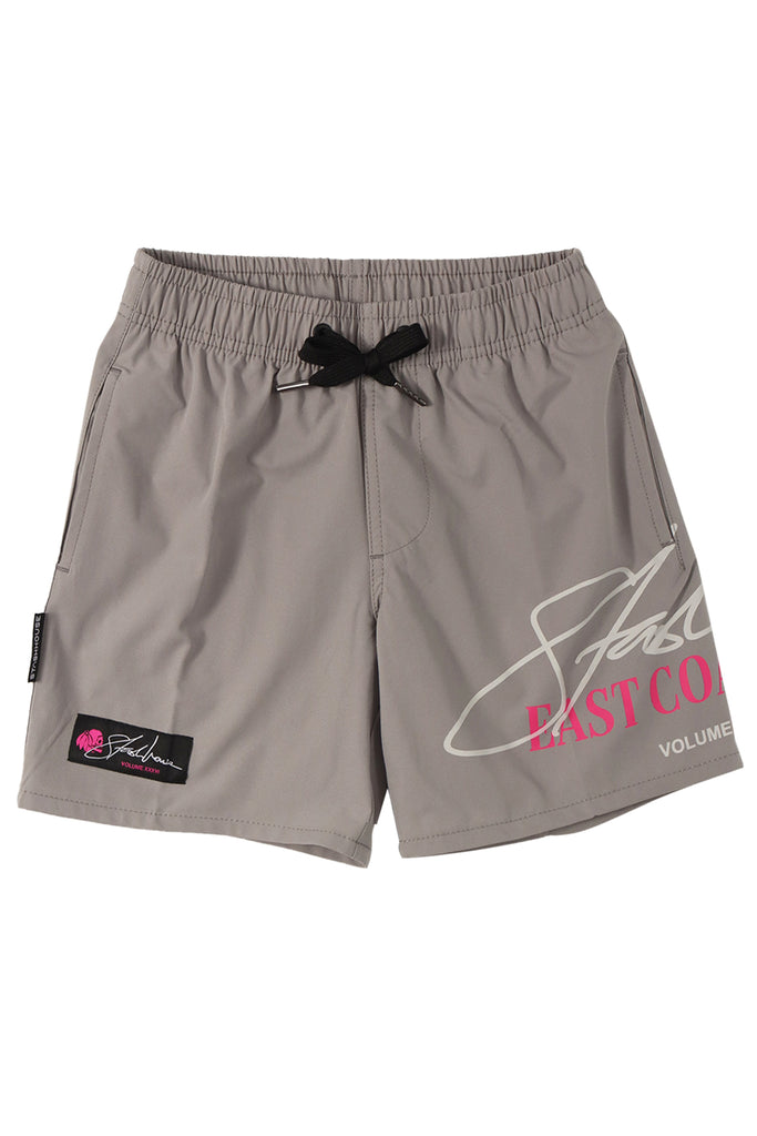 "SIGNATURE" CHARCOAL YOUTH LIFESTYLE SHORTS