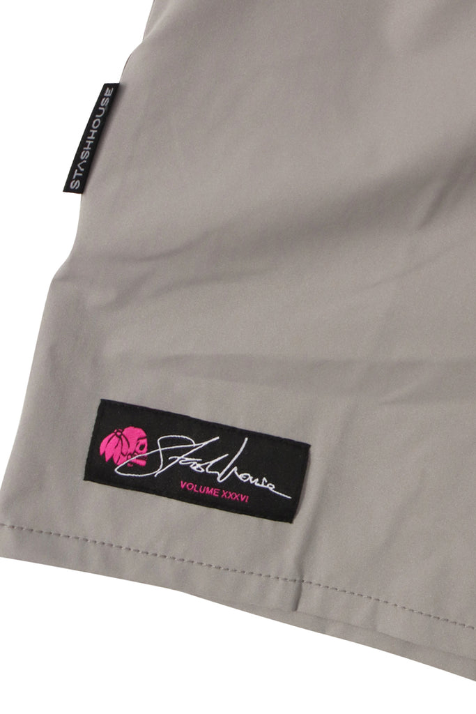 "SIGNATURE" CHARCOAL LIFESTYLE SHORTS