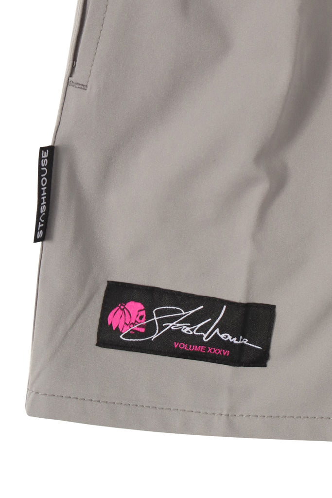 "SIGNATURE" CHARCOAL YOUTH LIFESTYLE SHORTS