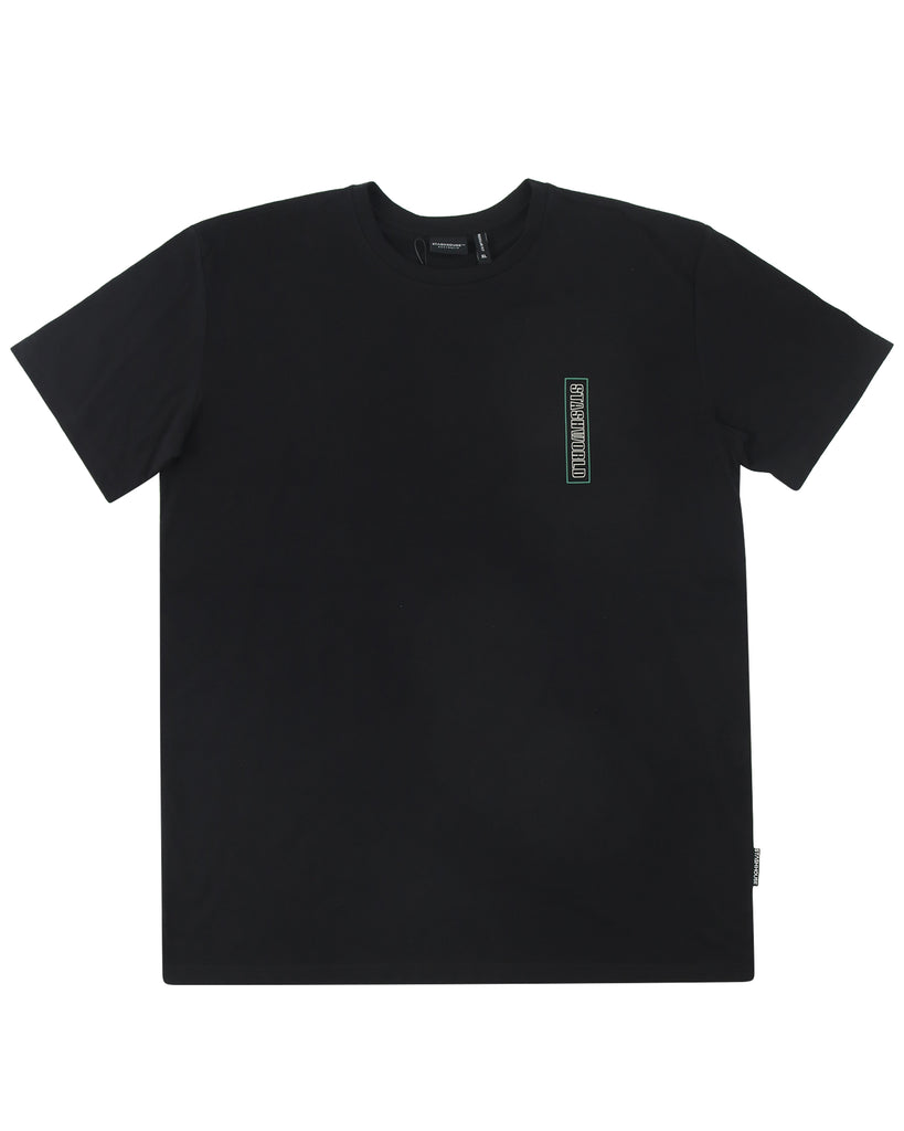 "STASHWORLD" BLACK REGULAR TEE