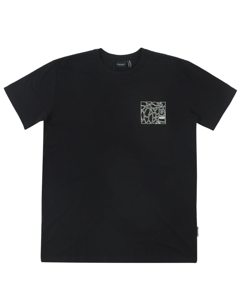 "TILE" BLACK REGULAR TEE