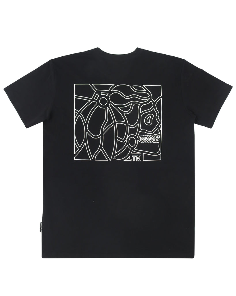 "TILE" BLACK REGULAR TEE