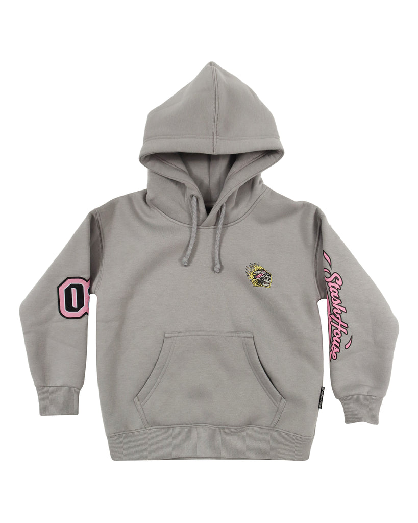 "RACER" SLATE TODDLER PULL OVER HOOD