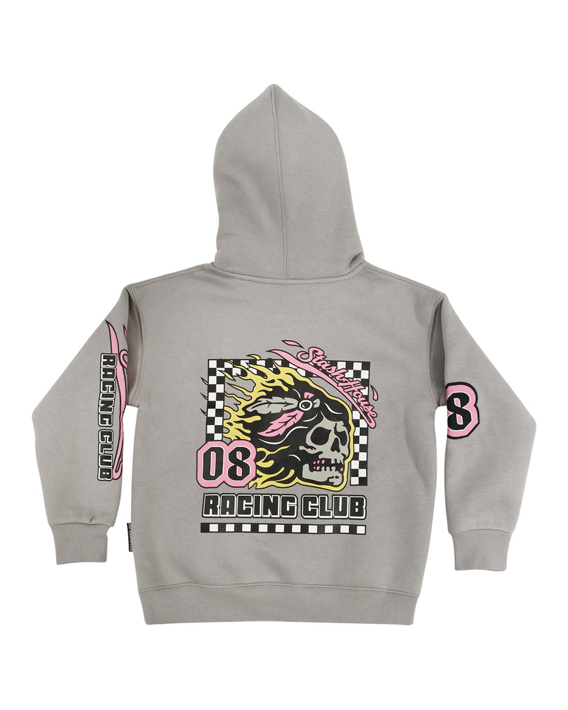 "RACER" SLATE TODDLER PULL OVER HOOD