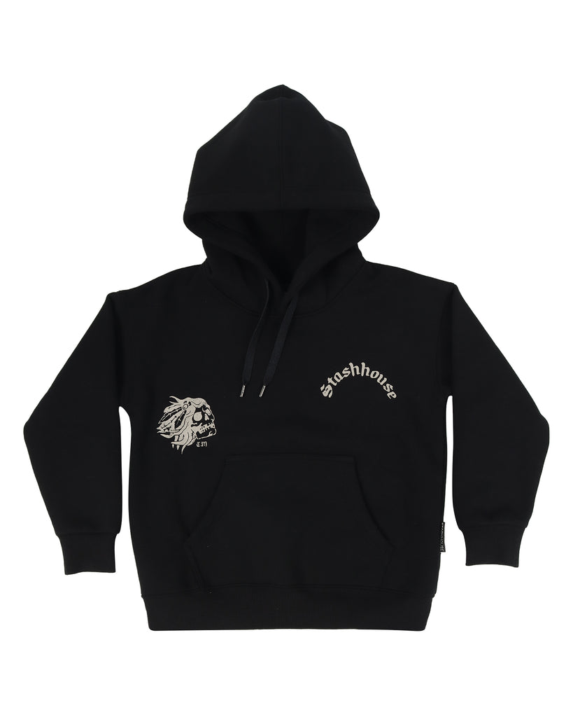 "RELIC" BLACK TODDLER PULL OVER HOOD