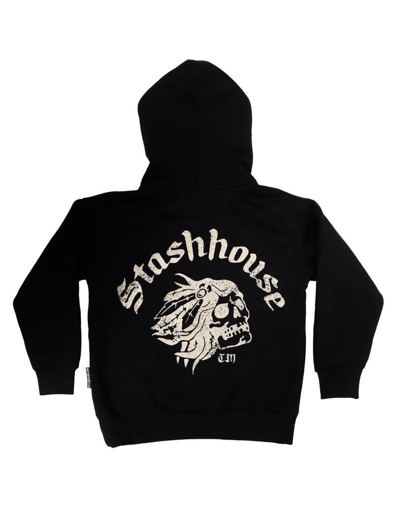 "RELIC" BLACK TODDLER PULL OVER HOOD