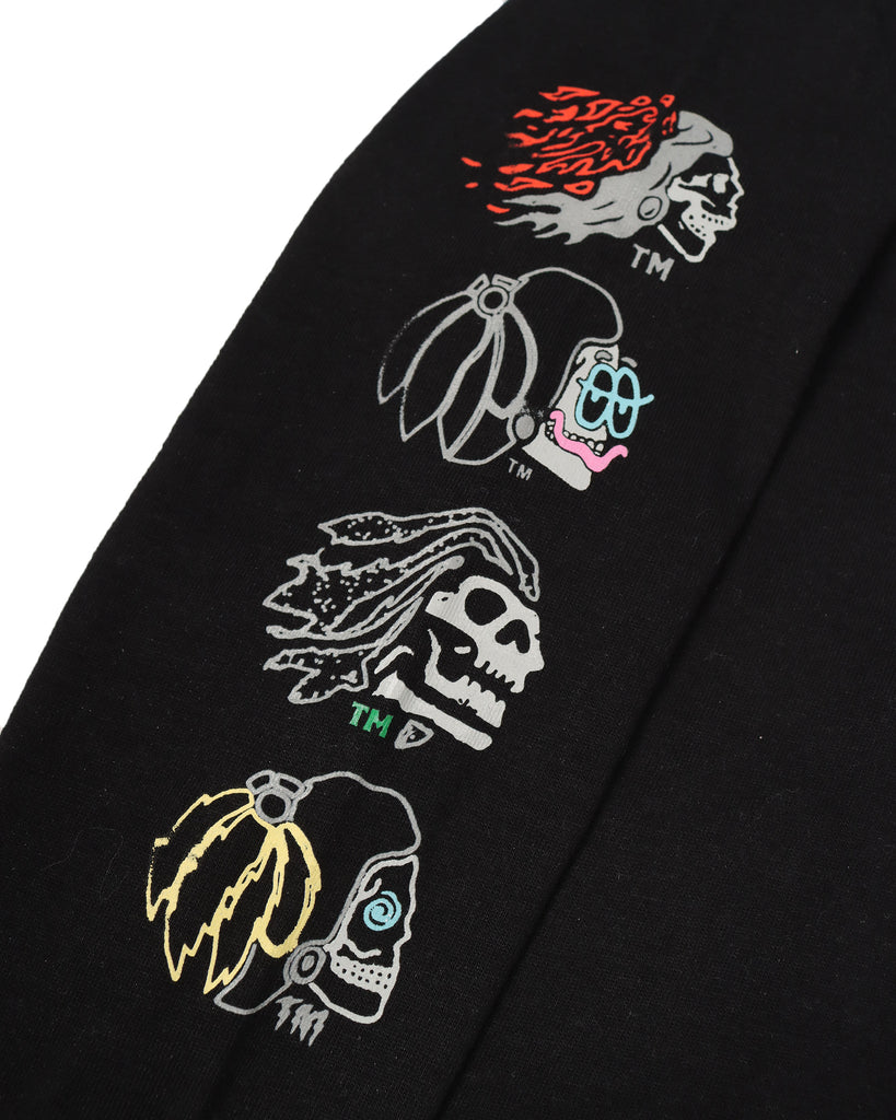 "SCRIBBLE" BLACK TODDLER LONG SLEEVE TEE