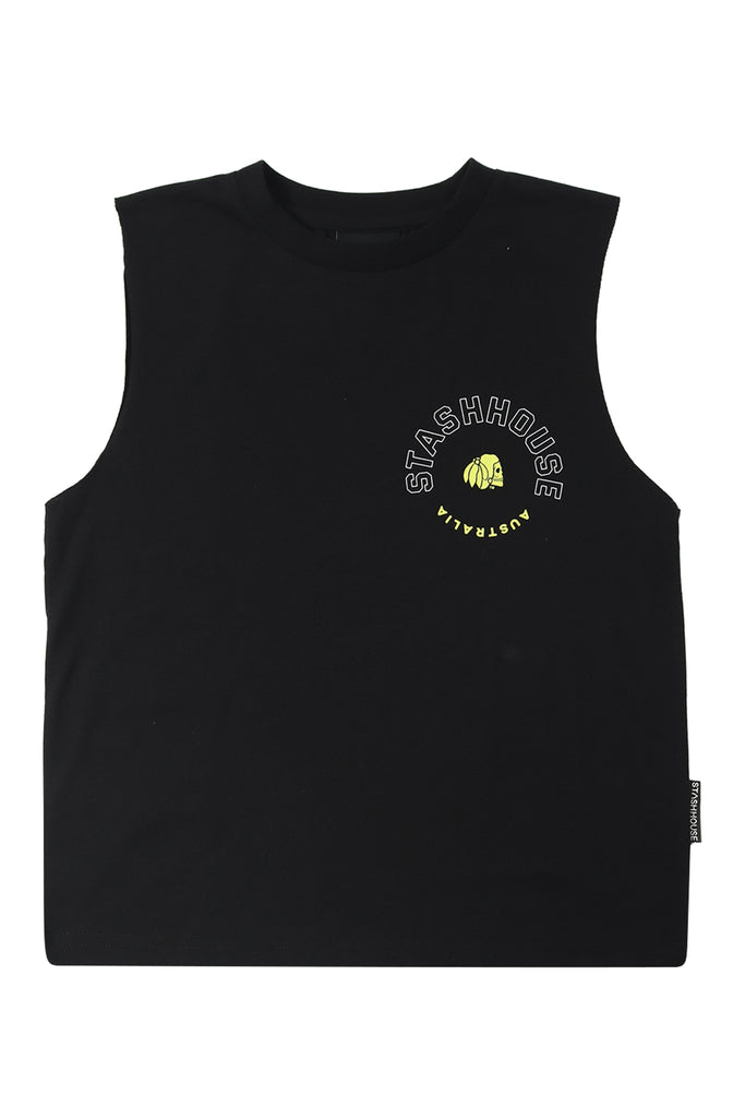 "ARC" BLACK TODDLER MUSCLE TEE