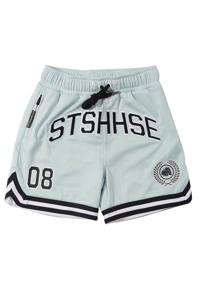 "VARSITY" SKY MESH TODDLER MESH SHORTS