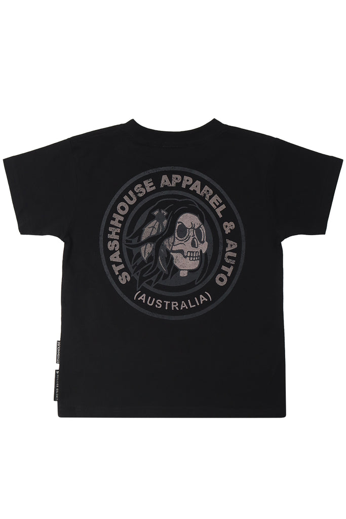 "AUTO" BLACK TODDLER TEE