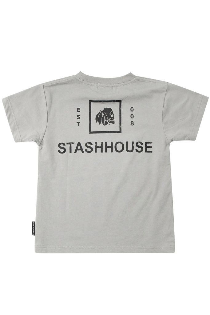 "BOXED" SLATE TODDLER TEE