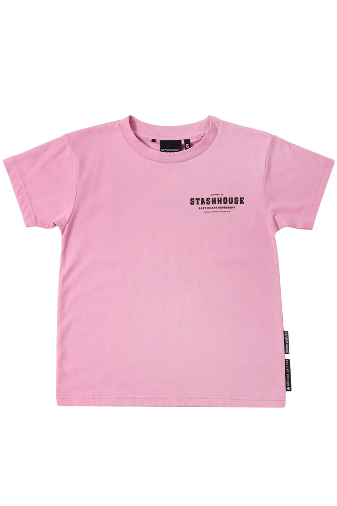 "GRATITUDE" KNOCKOUT PINK TODDLER TEE