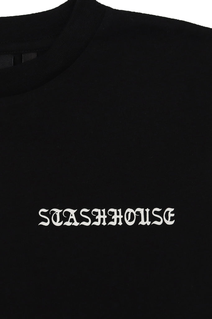 "SCARF" BLACK TODDLER TEE