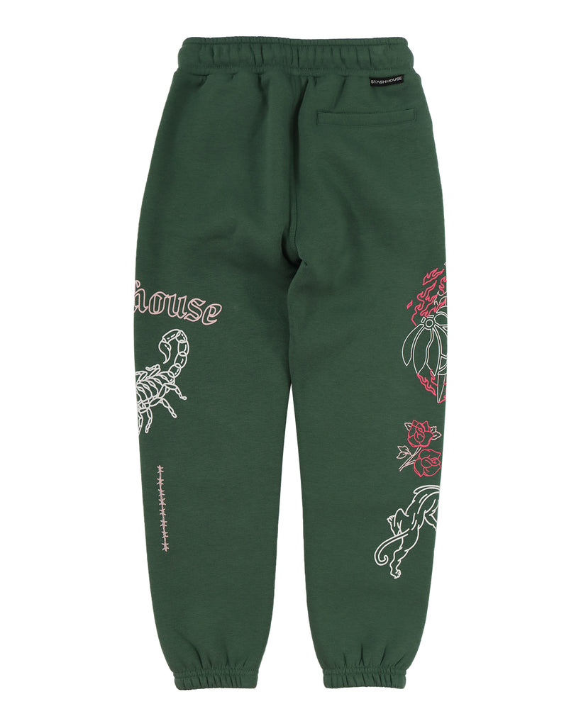 "DAGGER" BOTTLE TODDLER TRACK PANTS