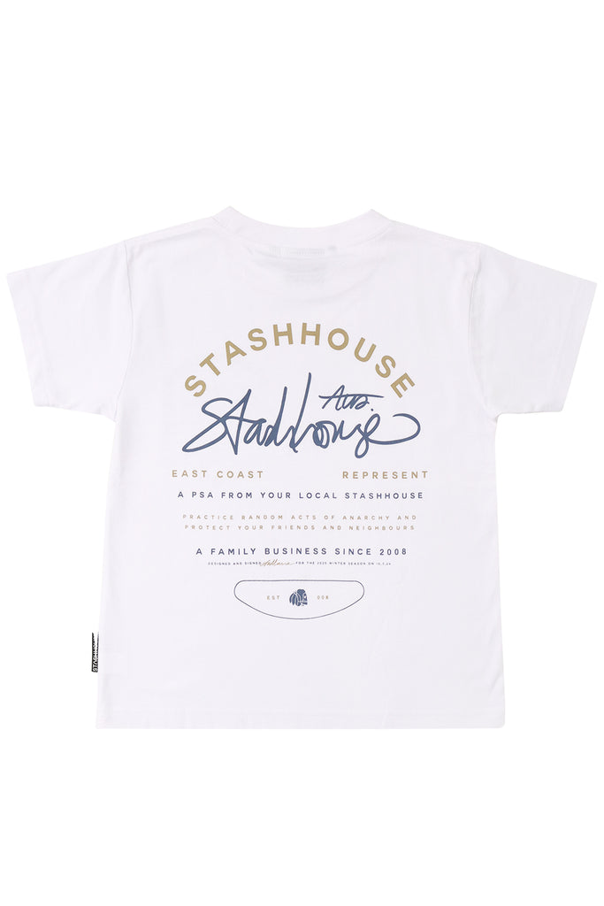 "LOCAL" WHITE TODDLER TEE