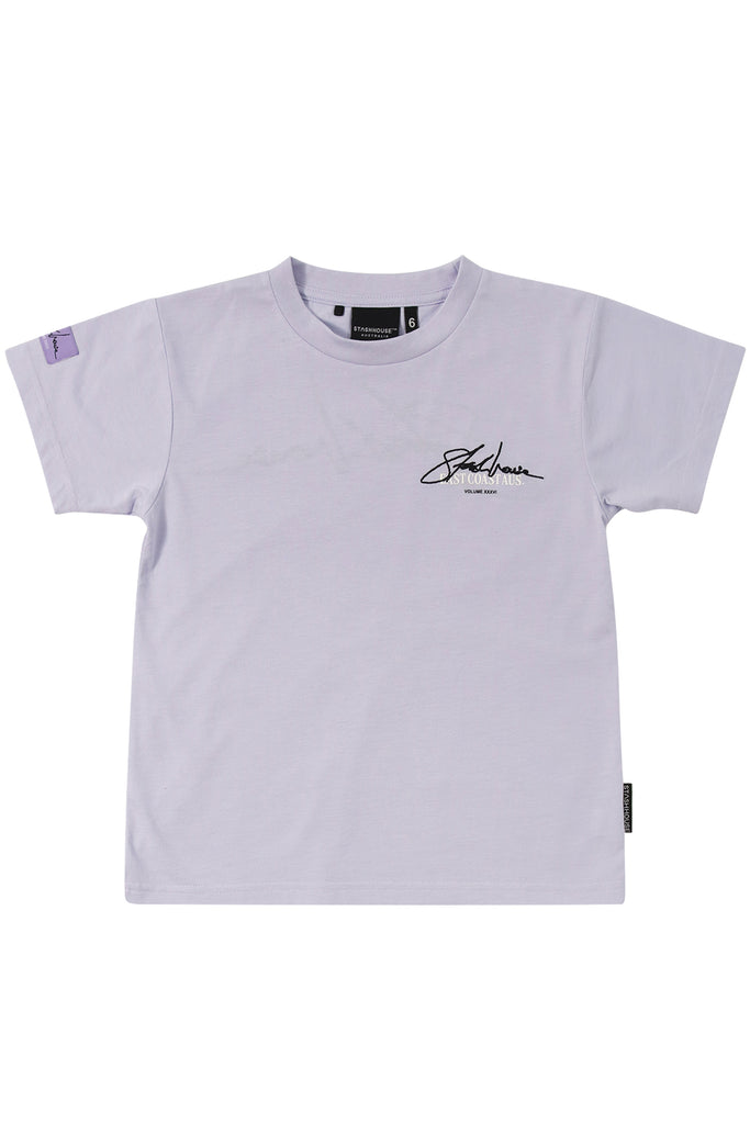 "SIGNATURE" LILAC TODDLER TEE