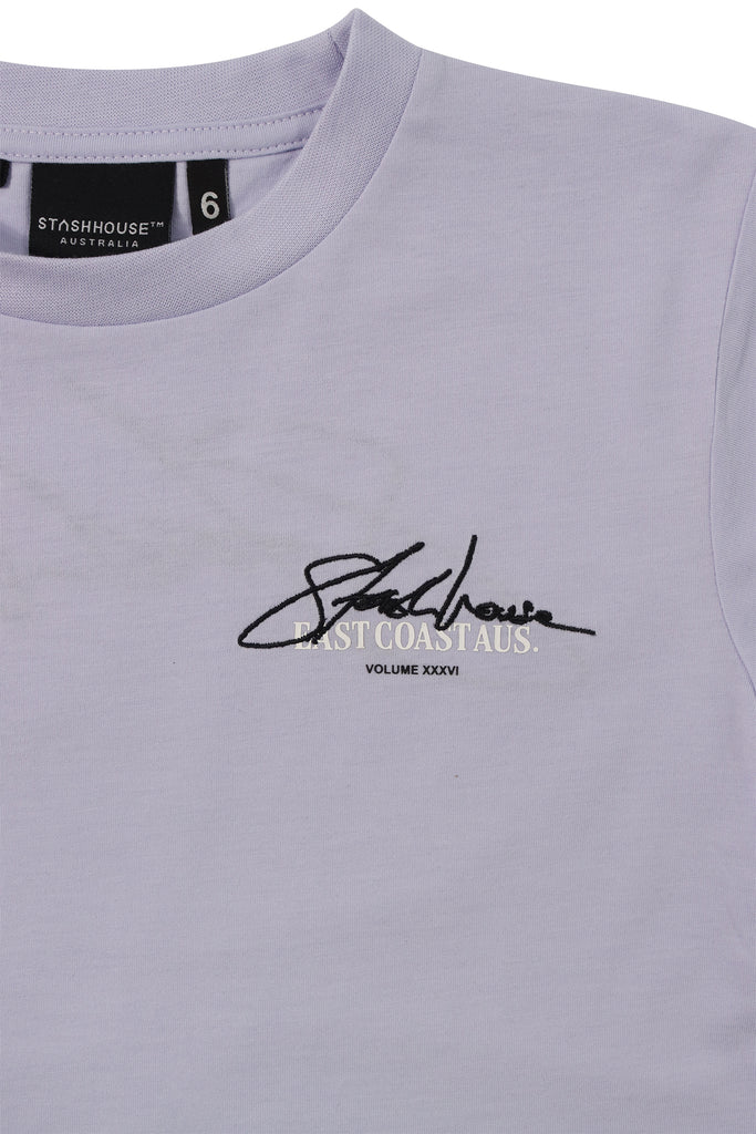 "SIGNATURE" LILAC TODDLER TEE