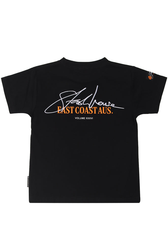 "SIGNATURE" BLACK TODDLER TEE