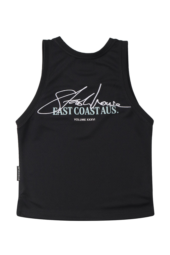 "SIGNATURE" BLACK MESH TODDLER JERSEY