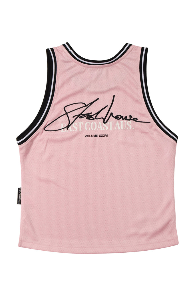 "SIGNATURE" ROSE MESH TODDLER JERSEY