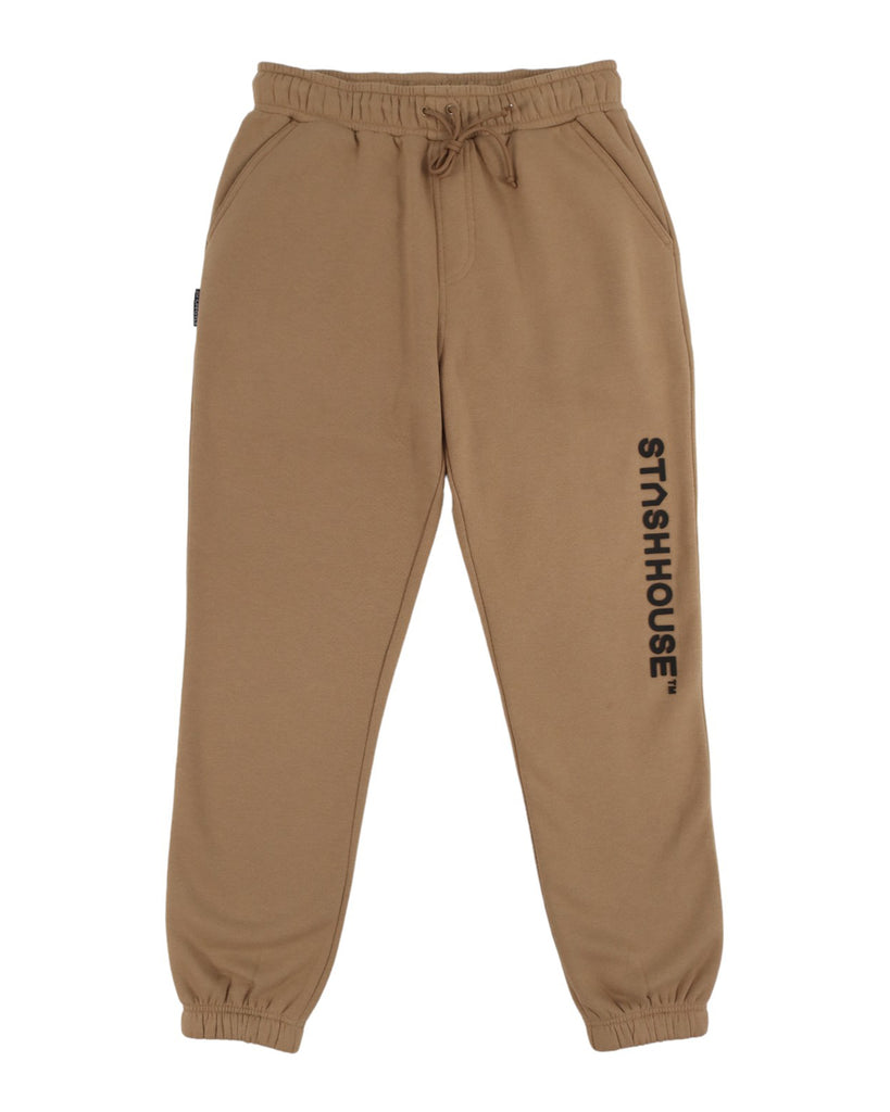 "EVERYDAY" CAMEL CLASSIC FIT TRACK PANTS