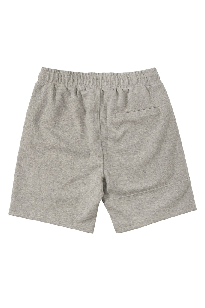 "ESSENTIAL" GREY MARLE TRACK SHORTS